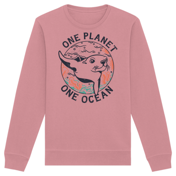 One Planet One Ocean - Organic Basic Unisex Sweatshirt [Digital]