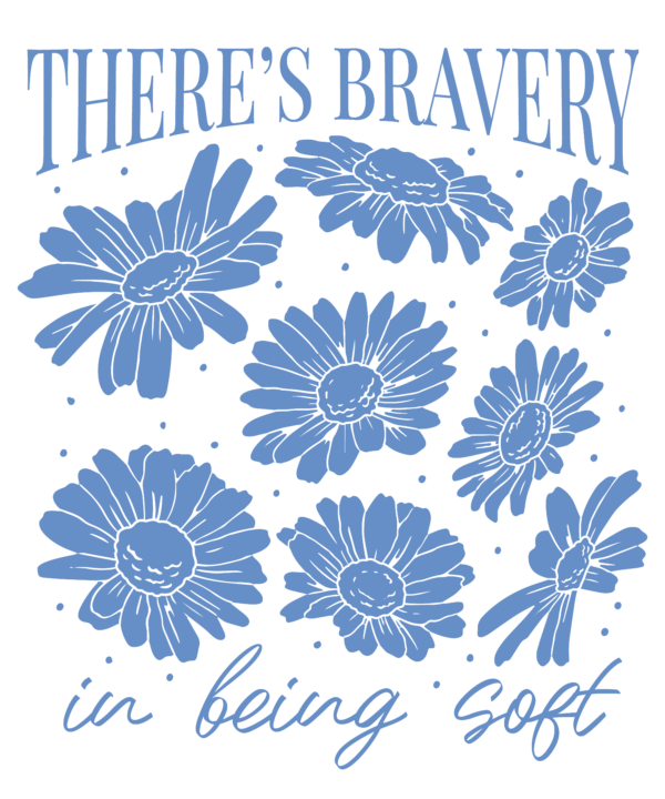 Flower Bravery | Backprint | Crewneck Sweatshirt