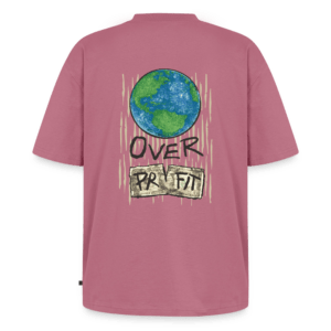 Planet Earth | Backprint | Oversized T-Shirt Baumwolle