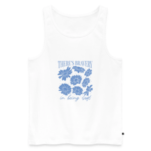 Flower Bravery | Backprint | Tank Top Baumwolle