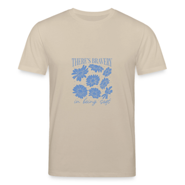 Flower Bravery | Backprint | Fitted T-Shirt Baumwolle