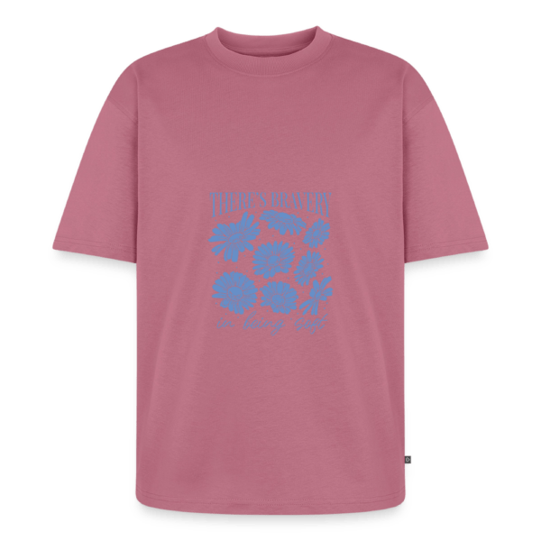Flower Bravery | Backprint | Oversized T-Shirt Baumwolle