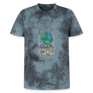 Planet Earth | Backprint | Tie-Dye T-Shirt
