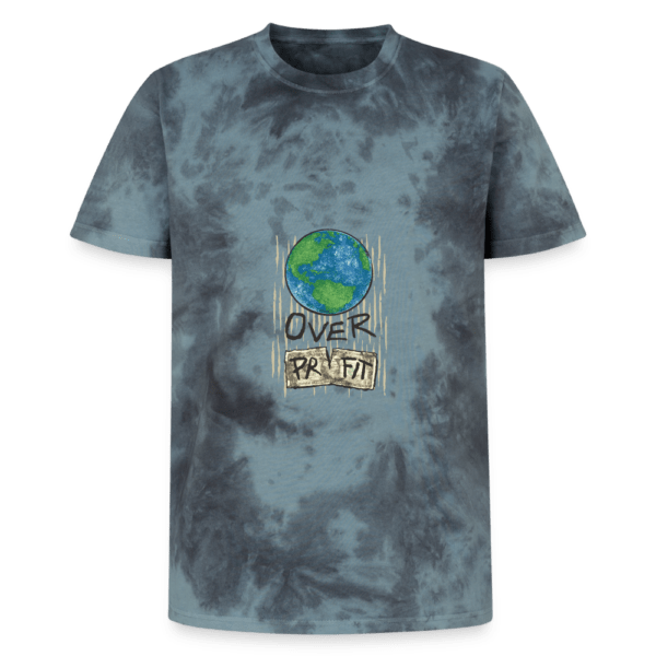 Planet Earth | Backprint | Tie-Dye T-Shirt
