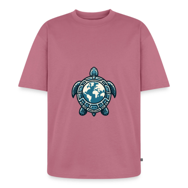 Turtle Earth | Backprint | Oversized T-Shirt Baumwolle