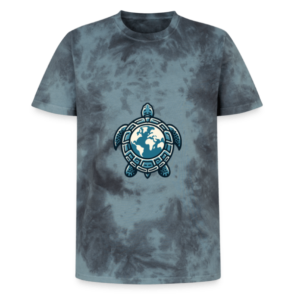 Turtle Earth | Backprint | Tie-Dye T-Shirt