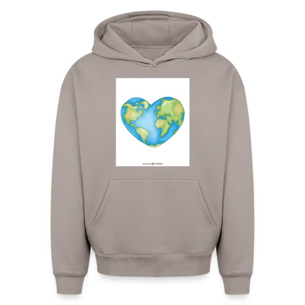 Earth Heart | Oversized Heavyweight Unisex Hoodie