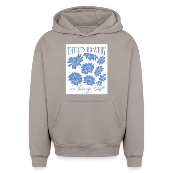 Flower Bravery | Oversized Heavyweight Unisex Hoodie