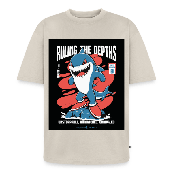 Ruling Shark | Unisex Premium Oversized Bio T-Shirt