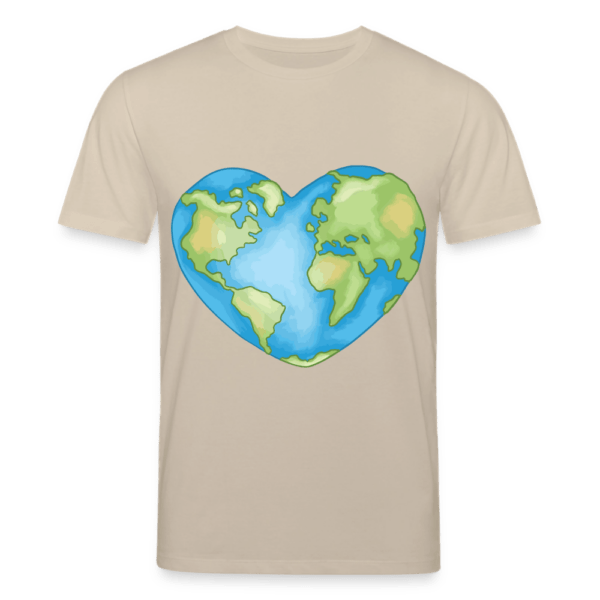 Earth Heart | Frontprint | Fitted T-Shirt Baumwolle