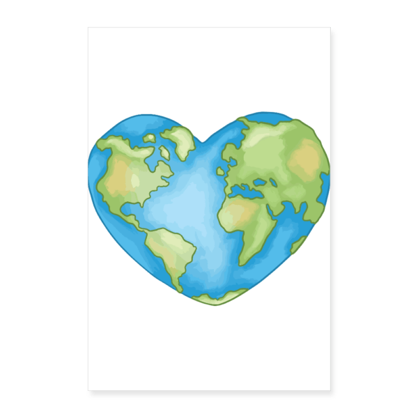 Earth Heart | Poster A2