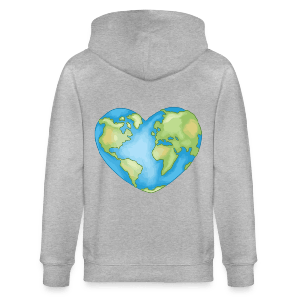 Earth Heart | Backprint | Kapuzenjacke Baumwolle