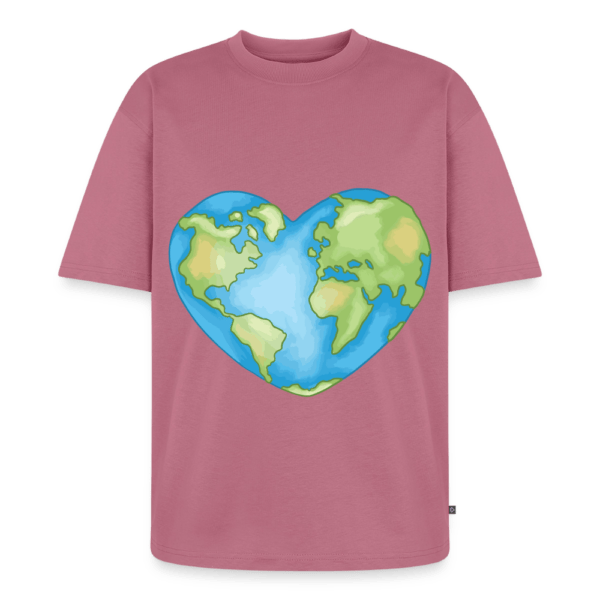 Earth Heart | Frontprint | Oversized T-Shirt Baumwolle