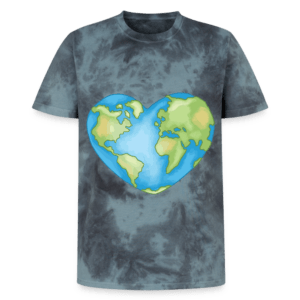 Earth Heart | Frontprint | Tie-Dye T-Shirt