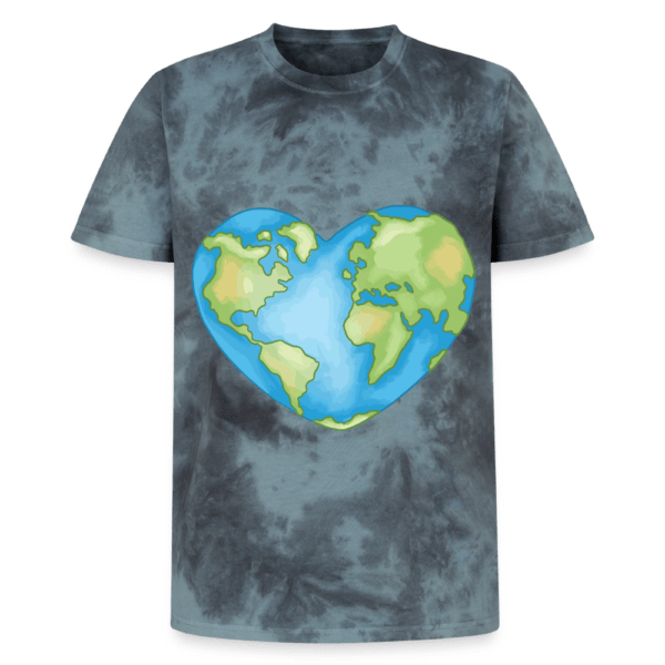 Earth Heart | Frontprint | Tie-Dye T-Shirt