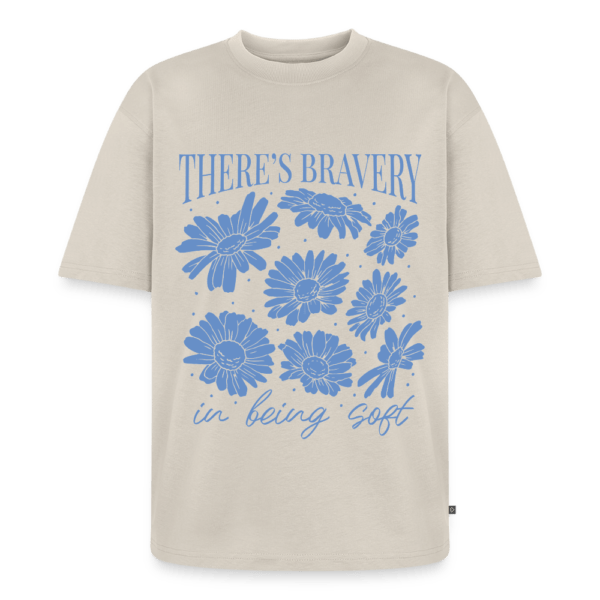Flower Bravery | Frontprint | Oversized T-Shirt Baumwolle