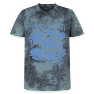 Flower Bravery | Frontprint | Tie-Dye T-Shirt