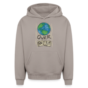 Planet Earth | Frontprint | Oversized Heavy Hoodie