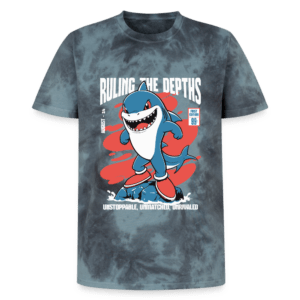 Ruling Shark | Frontprint | Tie-Dye T-Shirt
