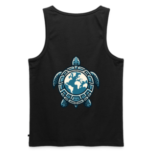 Turtle Earth | Backprint | Tank Top Baumwolle