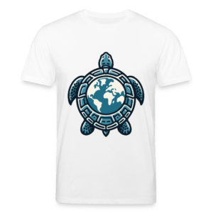 Turtle Earth | Frontprint | Fitted T-Shirt Baumwolle