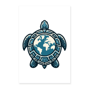 Turtle Earth | Poster A2
