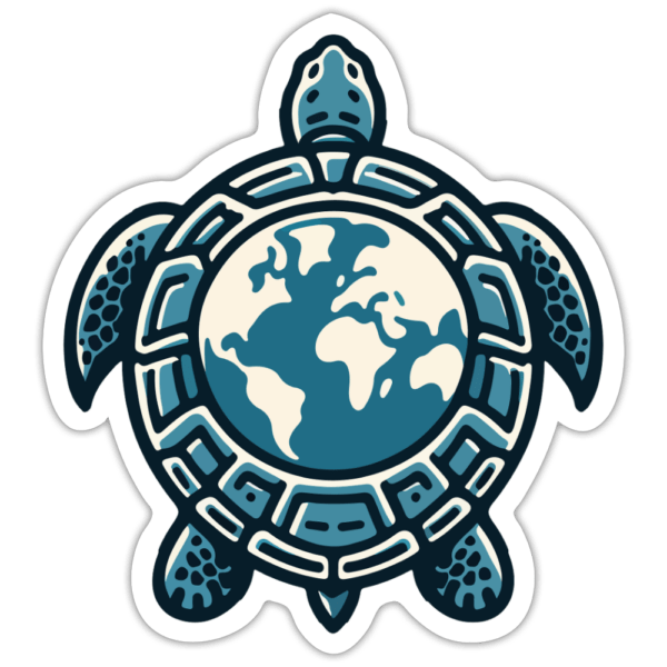 Turtle Earth | Sticker