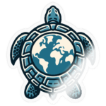 Turtle Earth | Sticker
