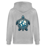 Turtle Earth | Backprint | Kapuzenjacke Baumwolle