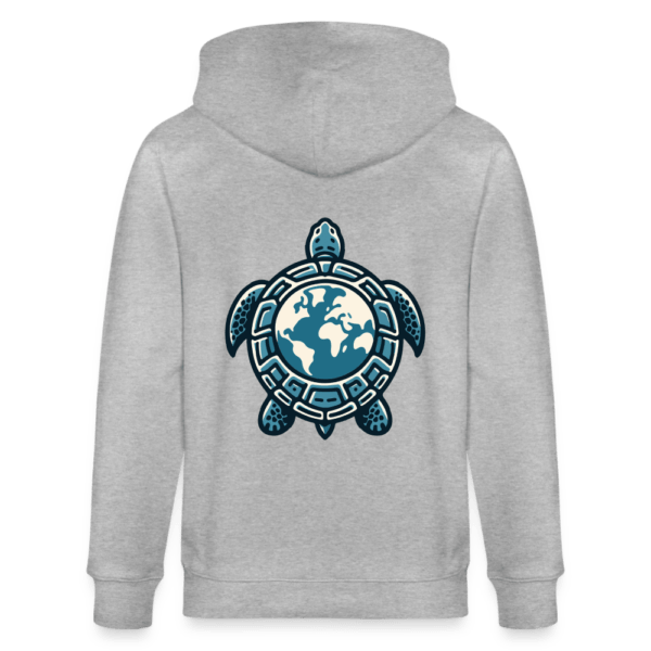 Turtle Earth | Backprint | Kapuzenjacke Baumwolle