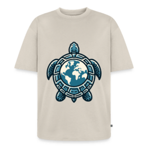 Turtle Earth | Frontprint | Oversized T-Shirt Baumwolle