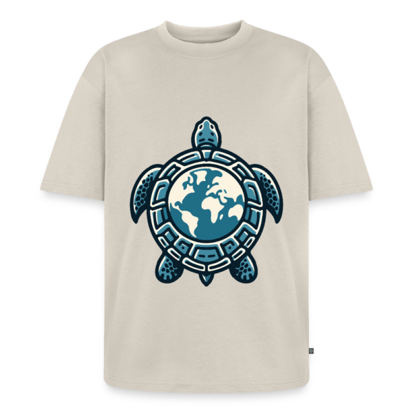 Turtle Earth | Frontprint | Oversized T-Shirt Baumwolle
