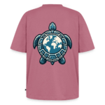 Turtle Earth | Backprint | Oversized T-Shirt Baumwolle