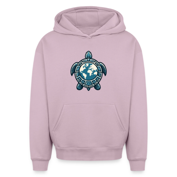 Turtle Earth | Frontprint | Oversized Heavy Hoodie