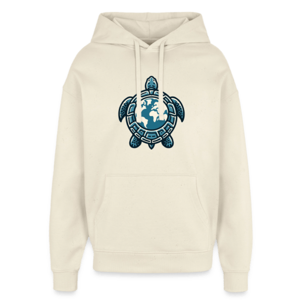 Turtle Earth | Frontprint | Oversized Hoodie Baumwolle