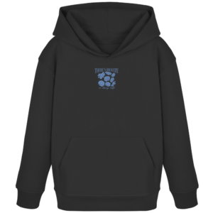 "There´s Bravery In Being Soft" Back Print - Kids Organic Hoodie