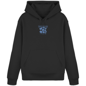 "There´s Bravery In Being Soft" Back Print - Organic Basic Hoodie