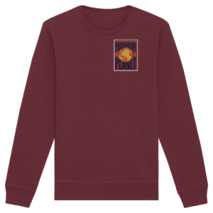 „Destroy The Patriarchy Not The Planet“ Back Print – Organic Basic Unisex Sweatshirt