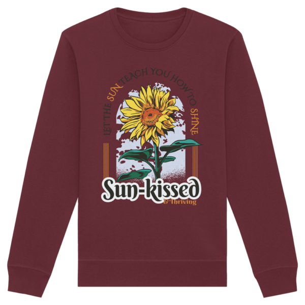 "Sun Kissed" Front Print - Organic Basic Unisex Sweatshirt
