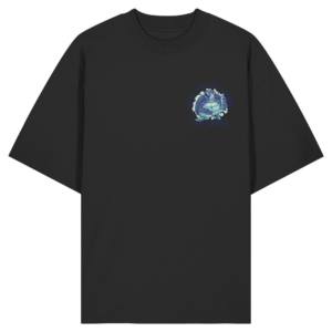 „Raise Your Shell Against The Trash“ Back Print – Organic Oversize Shirt