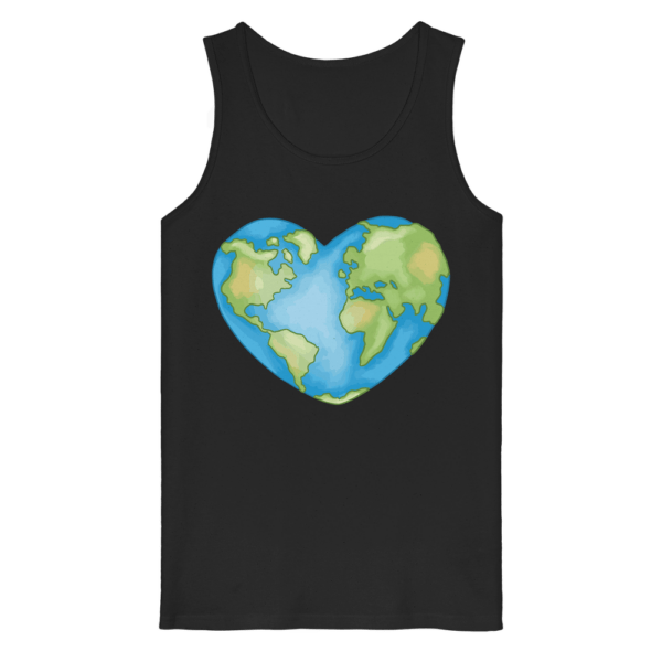 "Love The Earth Design" Front Print - Organic Tank Top
