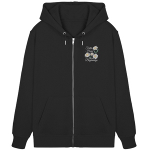 "Faith Hope and New Beginnings" Back Print - Organic Zipper