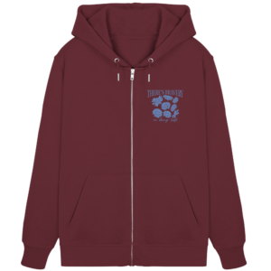 „There´s Bravey in being Soft“ Front Print – Organic Zipper