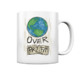 "Earth Over Profit" Front Print - Tasse glossy