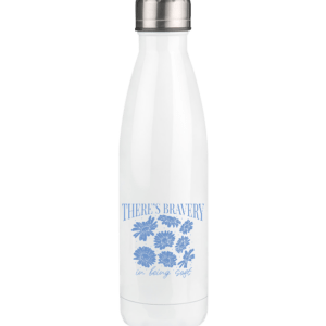 "There´s Bravey in being Soft" Front Print - Thermoflasche 500ml