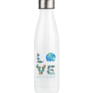 "Love Earth (My Planet)" Front Print - Thermoflasche 500ml
