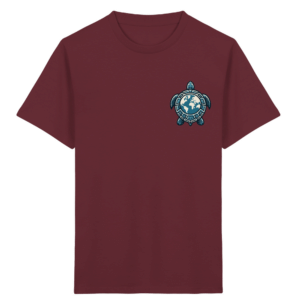 "Love Turtles" Back Print - Kids Organic Shirt
